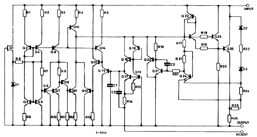 LM317T Schematic Diagram